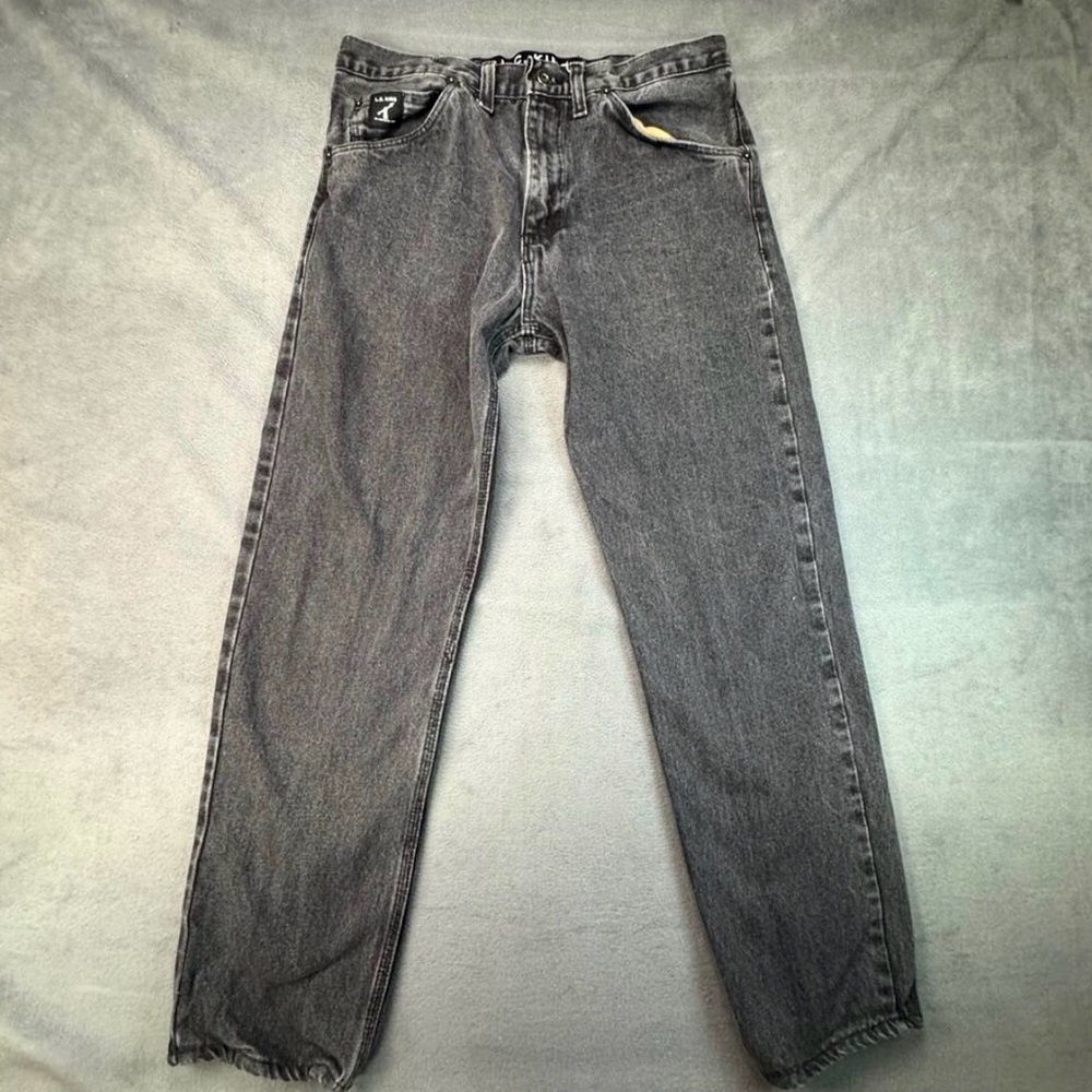 LC King Mens Size 32X30 Black Denim Bristol 5
Pocket Jeans Made in USA Faded
